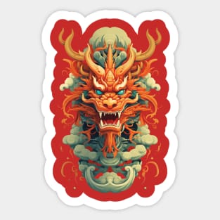 Year of the Dragon 2024 Zodiac Lunar Sticker